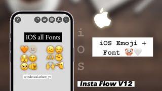 iOS Font + Emojis on Android | iPhone Instagram
