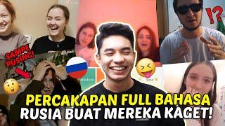 Ketika Aku Ngomong Full Bahasa Rusia ! Semuanya Langsung Kaget !! WKWKWK - OmeTV Internasional