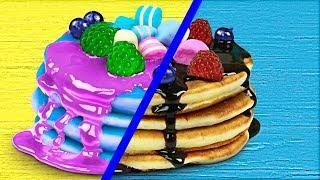 Gummy Food vs Real Food Challenge!