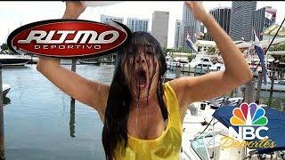 Leti Coo hace el Ice Bucket Challenge | Ritmo Deportivo | NBC Deportes