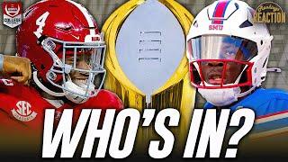 Alabama OUT! SMU takes last spot in CFP | Rankings Reaction 