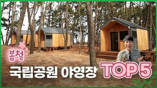 국립공원 봄철 야영장 TOP5