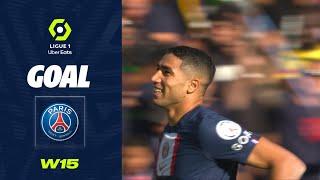 Goal Achraf HAKIMI (57' - PSG) PARIS SAINT-GERMAIN - AJ AUXERRE (5-0) 22/23