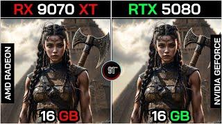 RX 9070 XT VS RTX 5080 + Ryzen™ 7 9800X3D : TEST IN 20 GAMES