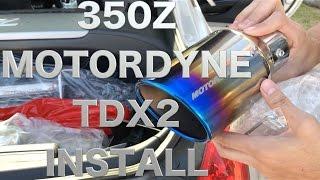 350z Motordyne TDX2 Shockwave)) Install: TDX2 VS HKS replica