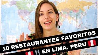 Los 10 mejores restaurantes de Lima, Perú