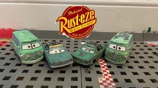 Mattel Pixar Cars 2021 Dusty Rust-Eze and Rusty Rust-Eze (THAILANS VARIANTS)