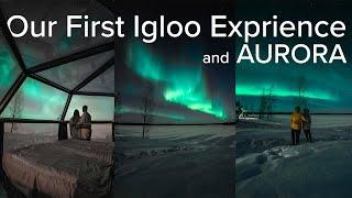 NIGHT IN A GLASS IGLOO/NORTHERN LIGHTS  | FINLAND ROAD TRIP EP. 2