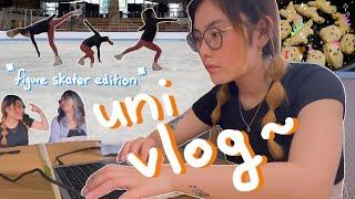 uni life vlog *as a figure skater * @ university of queensland // a week in my life 