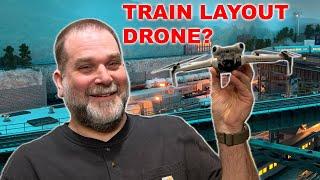 Filming Model Trains With A Drone!