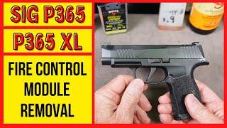 Sig Sauer P365 FCU (Fire Control Unit) Remove & Install. How to Change P365 Grip Modules #sigsauer