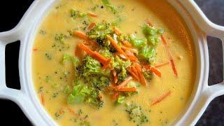 Broccoli and Cheddar Soup!