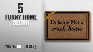 Top 10 Funny Home Decor [2018 ]: Artsbaba Funny Doormat Definitely Not A Crack House Door Mat Rug