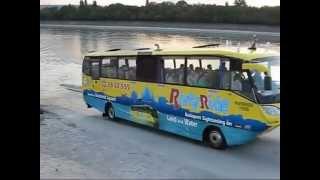 River Ride Amphibious bus in Budapest | Автобус на воде. Автобус плавает