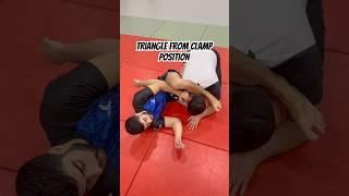 Triangle from clamp position #bjj#bjjlifestyle#grappling#mma#jiujitsu#nogi#grapplersfinest