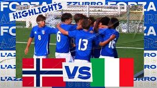 Highlights: Norvegia - Italia 0-7 | Under 17 | Qualificazione Campionato Europeo