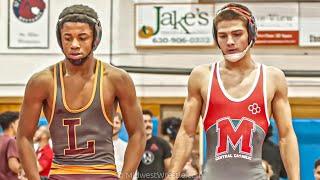 138 – Justin Wardlow {G} of Lockport IL vs. Vance Williams {R} of Marian Central Catholic IL