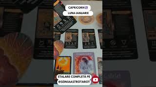CAPRICORN ️ LUNA IANUARIE SHORT  #tarot