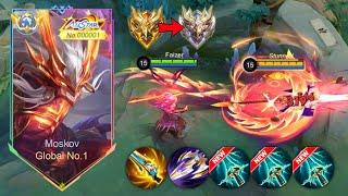 SAVAGE! MOSKOV NEW CHEAT BUILD THAT CAN RANK UP FAST! (moskov best build 2025) - MLBB