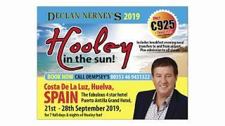 Declan Nerney Advert for Hooley in the Sun 2019