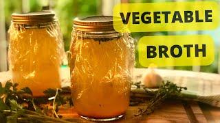 How to make VEGETABLE BROTH at home | vegetable stock recipe | hello green