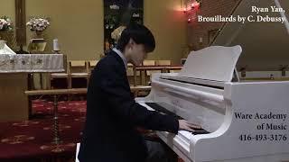 Ryan Yan, "Brouillards" by Claude Debussy