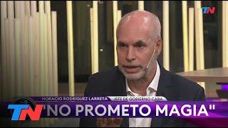 HORACIO RODRIGUEZ LARRETA: "No prometo magia"