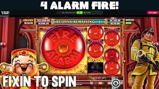 4 ALARM FIRE!  TSAI SHEN + LAST SPIN BONUS on Chumba Casino