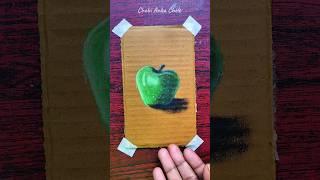 How to Draw Realistic Apple #art #apple #3dart #3d #realistic #drawing #youtubeshorts #howtodraw