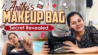 What's in My Makeup Bag  | My Favorite Makeup Bag | Anithasampath Vlogs