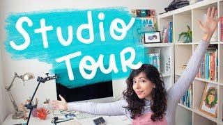 Small Art Studio Tour | Home office