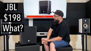 JBL SUB 550P Subwoofer Review.  Possible low budget champ.