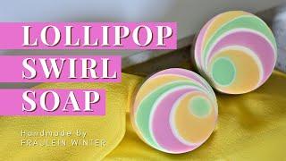 Soap Technique: Lollipop Swirl - Cold Process Soap Making - Fraeulein Winter