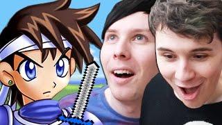 14 YEAR OLD PHIL’S GAME - Dan and Phil Play: The Mark Of Oxin!