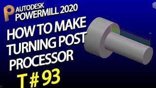 Powermill turning post processor – powermill turning – powermill turning tutorial
