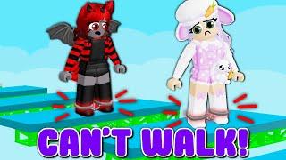 OBBY But YOU CAN'T WALK With Moody! (Roblox)
