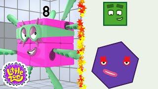 2D and 3D Blocks  | Daring Dimensions with the Numberblocks | Learn to Count | Numberblocks