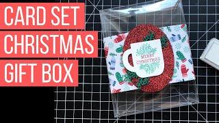 Card Set Christams Gift Box | Free Gift for Luvin' Stampin' Monthly