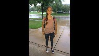 Vanessa's first day of school, 8th Grade