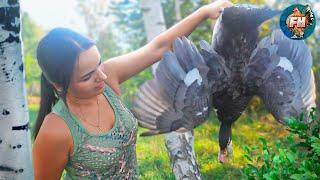 Country Life Vlog. Life in a Belarusian village. Сooking duck in a cauldron