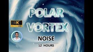 Polar Vortex Noise | Icy Howls/Winter Blizzard | 12 Hours | for Deep Sleep and Tinnitus Relief