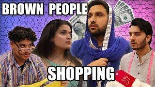 BROWN PEOPLE AND SHOPPING!
