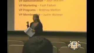 OSU Entrepreneurship Club Meeting One: Part 1