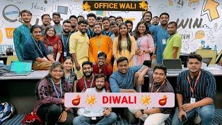 DIWALI AT OFFICE 🪔 |CORPORATE DIWALI| LIFE OF ENGINEER| DIWALI VLOG #diwalivlog #diwali #highradius