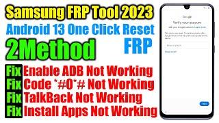 Samsung Android 13 FRP Bypass/Unlock 2023 | Samsung Remove google account Android 13 With FRP Tool