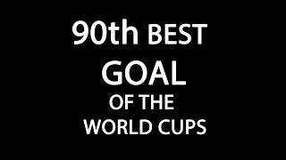 Park Chang-Sun scored the 90th best goal in the World Cups against Argentina in Mexico 1986.