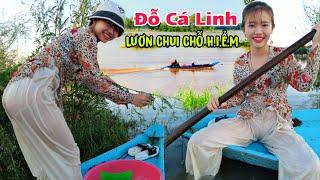 Bị Lươn Chui Vô Chỗ Ấy Con Nước Lớn Mùa Lũ , Đỗ Một Mẽ Cá Linh Ăn 1 Tuần Không Hết