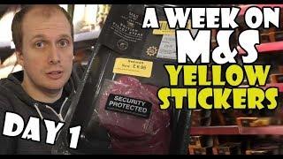 A Week on M&S Yellow Stickers DAY 1