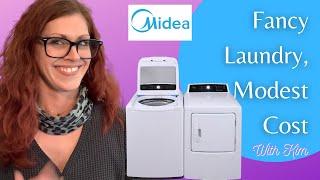 Optimize your laundry without breaking the bank! Midea Washer and Dryer Set