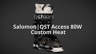 2018 Salomon QST Access 80W Custom Heat Womens Boot Overview by SkisDotCom